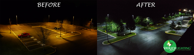 led parking lot retrofit