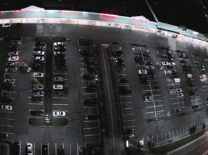 Parking Lot LED Retrofit After Photo